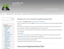 Tablet Screenshot of implementation.acton2020.info